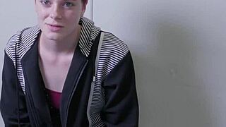 flirty teen dragged to butthole madhouse for brutal ass therapy