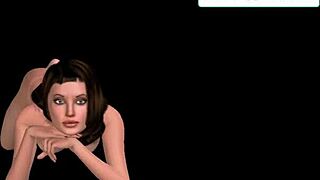 i love this animated 3d girl striking sexy poses in various positions.