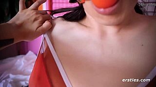 I watch as things get kinky between Rylee and Jessica with strapon