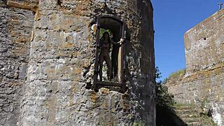 omg, nude shooting at abandoned military base on totleben island is unreal! 😱