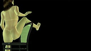 i love this animated 3d girl striking sexy poses in various positions.