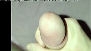 dick solo play with homemade massage