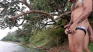 daddy bareback sex at the dam with naughty boys