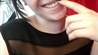 Goth woman with big tits endures humiliation using dildo in domination compilation