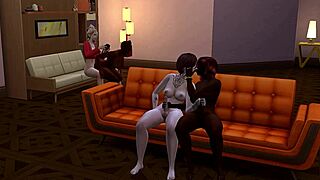 Trans Woman Engages In Oral Sex With Big Tits And Big Ass