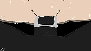 Porn animation with steamy doggystyle and creamy finish.