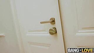 adelle saballe in a challenging anal experience.