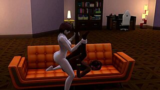 Trans Woman Engages In Oral Sex With Big Tits And Big Ass