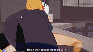 Rangiku Matsumoto gets fucked, her huge tits bouncing.