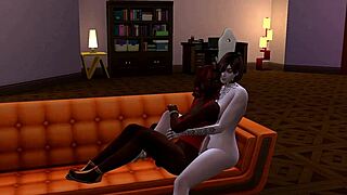 Beautiful transsexuals in hot anal scene in 3D hentai