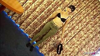 damn, this deutsche schülerin 18 gets tricked into raw hotel casting fuck