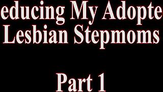 OMG, seducing my foster lesbian stepmoms Coco Vandi and Mandy Rhea is wild! 😍