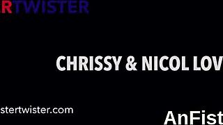 Spicy Lesbo Peaches Explore Fist Fucking And Spreading.