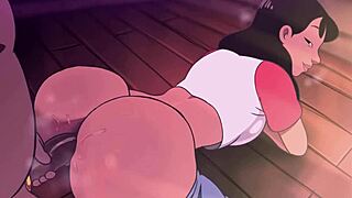 嘿，想看Nani Pelekai在肛门Hentai行动中深插吗？