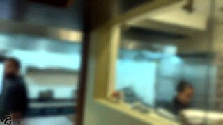 blowjob in restaurant, wanna know how they pulled it off in public?