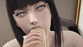 hinata is up for anything in this 3d hentai naruto uncensored clip