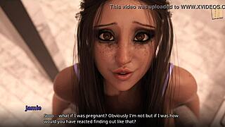 A Blonde Teen Makes A Massive Decision In This Homemade Game