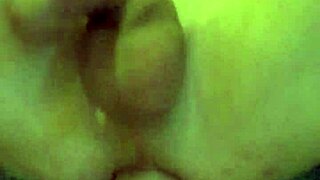 smooth twink rides big dildo solo