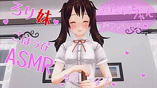 Uncensored Japanese Hentai Handjob and Blowjob ASMR