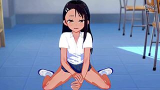 Nagatoro jerks you off and gives a blowjob after school 😘