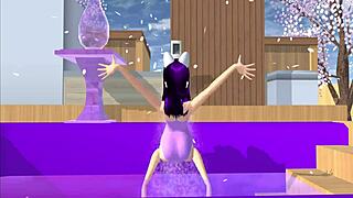 Point Of View Cartoon Fox Girl Dances On Your Lap Sakura School Simulator