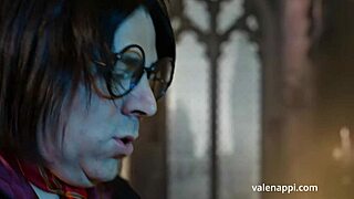 Holy cow! Harry Potter sex parody with Valentina Nappi creampie!