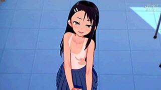Nagatoro jerks you off and gives a blowjob after school 😘