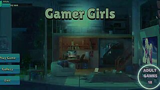 Gamer Girls in Cartoon Anime Style Adventure