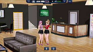i explore harem hotel 90 with anime hentai girls in my room