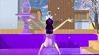 Point Of View Cartoon Fox Girl Dances On Your Lap Sakura School Simulator