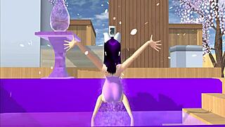 Point Of View Cartoon Fox Girl Dances On Your Lap Sakura School Simulator