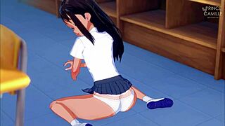 Nagatoro jerks you off and gives a blowjob after school 😘