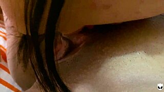 Teen 18+ lesbians lick clits and eat pussy in 69.