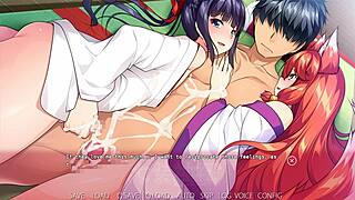 Yui And Mishiro Engage In Intense Anal Sex With Creampie And Cumshot In Trap Shrine.