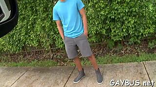 Homosexual sucking and blowjob action with cocks