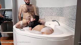 Barbara Bieber's Behind-The-Scenes Cuckold Encounter With Old Lover Bent Over