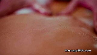 Beautiful Masseuse Seduces House Wife On The Table