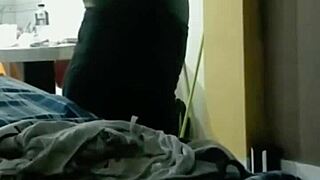 my sister-in-law is such a tease, stripping in front of me, begging to open her creamy tight ass