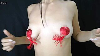 Young Girl Plays Tits