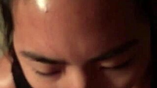 Watch This Asian Wife Swallow Cum In Her Mouth!