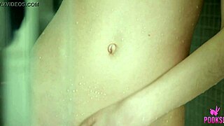 andy says, 'watch me finger my wet pussy in the shower'