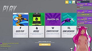 LewdNeko Gets Spanked While Playing Overwatch!