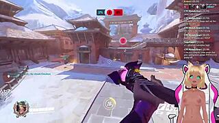 LewdNeko Gets Spanked While Playing Overwatch!