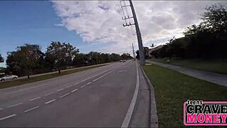 Hey, I fucked this tiny teen who was broken down on the road!