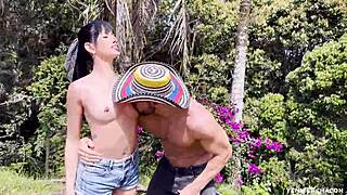 I got slammed hard by my ripped gardener with huge muscles.