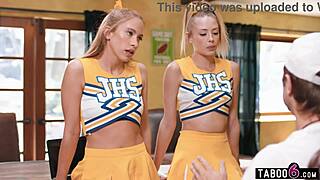 Cheerleaders let coach fuck them anal!