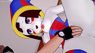 Pomni removes her towel for uncensored fucking.