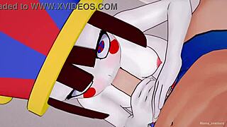 Pomni removes her towel for uncensored fucking.