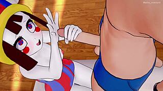 Pomni removes her towel for uncensored fucking.