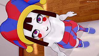 Pomni removes her towel for uncensored fucking.